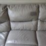 Grey Leather Corner Sofa Image 4