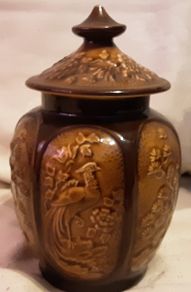 silvac lidded ginger pot