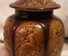silvac lidded ginger pot