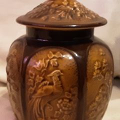 silvac lidded ginger pot
