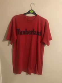 Timberland red t-shirt (medium)