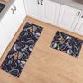 2 Pcs Non-slip Kitchen Mats and Rugs Washable Rubber Backing Doormat Runner Microfiber Rug Set (MULTIPLE DESIGNS, SEE PHOTOS) Image 5