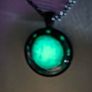 Glow in the Dark Black Necklace Pendant Image 4