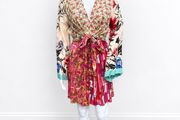New River Island Mixed Print Mini Dress