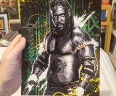 WWE Oba Femi Autograph