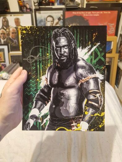 WWE Oba Femi Autograph