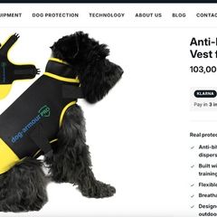Dog protective jacket