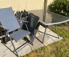 Garden Table & Six Chairs