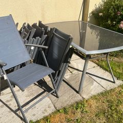 Garden Table & Six Chairs