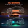 Portable EV Charger Type 2, 16A 3.7 kW, Electric Vehicle Car Charger with 28 ft Charging Cable CEE 7/7 Plug, IEC 62196 Home EV Charging Station with Storage Bag Charging Cable Hook, IP66 Image 2