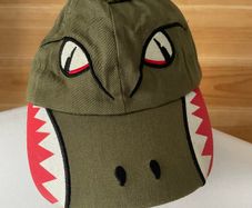 cap kids 3-6 y dinosaur crocodile alligator New