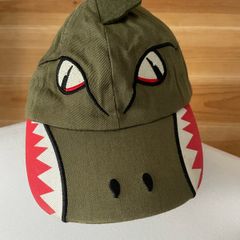 cap kids 3-6 y dinosaur crocodile alligator New
