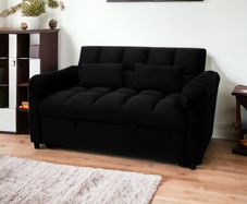 Pull Out Double Sofa Bed,tokyo Black