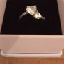 pandora sterling  silver hearts ring for sale Image 2