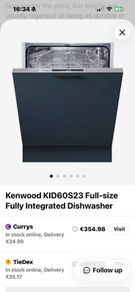 Integrated Dishwasher for sale