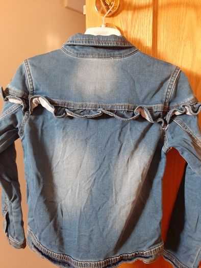 Girls denim jacket age 5-6 years