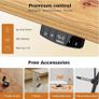 Electric Standing Desk, 150 x 60 cm Height Adjustable Sit Stand Desk with Splice Board and Memory Smart Pannel, Home Office Desks Image 4