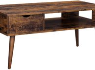 main image for ad _Coffee Table with Storage Drawer, Open Compartment for Living Room, Dining Room, 100 x 50 x 45 cm Vintage Brown