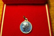 Blue Virgin Mary Medal