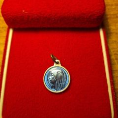 Blue Virgin Mary Medal