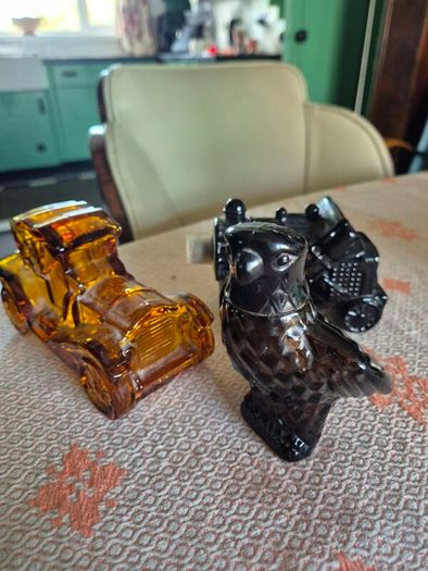 3 Vintage Mid Century Avon men's aftershave bottles x3
