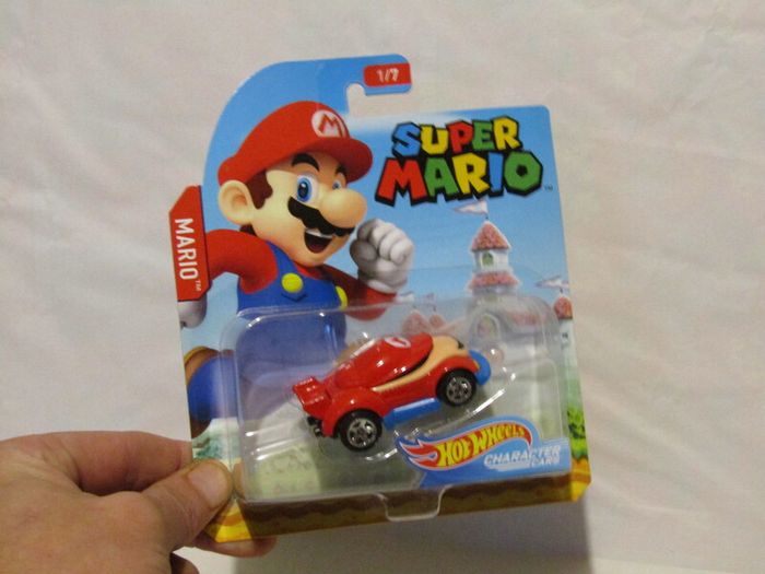 Hot Wheels Super Mario Bros Character Cars Complete Set Of 7 Diecast Cars Brand New Sealed