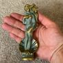 Vintage Brass Statuette Depicting The Birth Of Venus Image 3