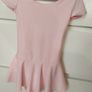 5-6 Y Light Pink Girls Short Sleeve Skirted Leotard Image 6