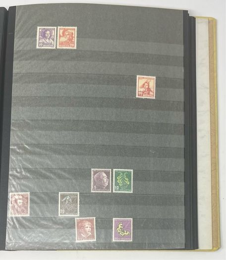 Collection: Switzerland (Helvetia) mainly, Malta, Gibraltar & Andorra Stamps mainy usd but a few mint on 38 pages