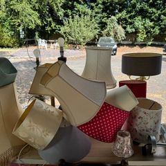 Job Lot Table Lamps and Lampshades to clear
