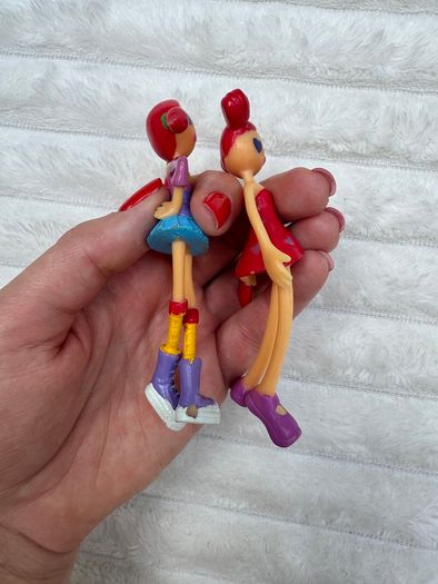 Bendi Dolls Picket Sized Pals Lot Of Two Red Haired dolls Heart Used Please see pictures
