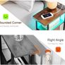 Slim Bedside Table Set of 2 with Charging Station Image 8