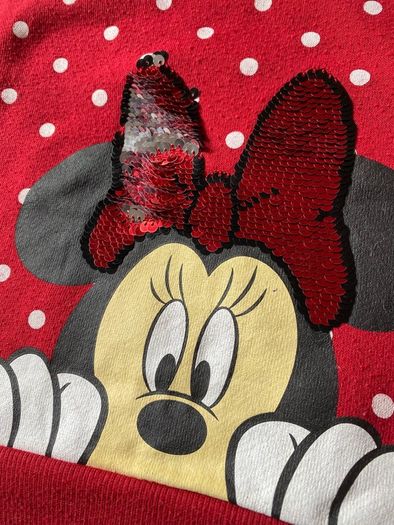 Disney Minnie Mouse Red Polka Dot Hoodie | 7-8 years
