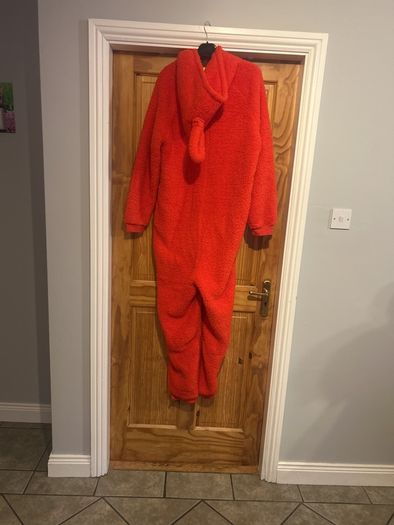 2 Teletubbies PJ  (red one is XL green Large )