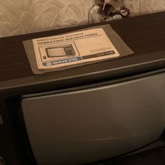 vintage tv from the early 80's read full ad