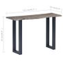 Console Table Grey 115x35x76 cm Solid Aacia Wood and Iron Image 7
