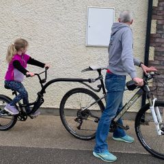 Wee ride copilot tag along bike