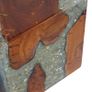Stool Solid Teak Wood and Resin Image 5