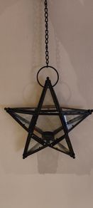 Glass Star Candle Holder
