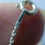 Vintage Sterling Silver 925 Cross Necklace / 1990s length 16" - 3,9g Image 10