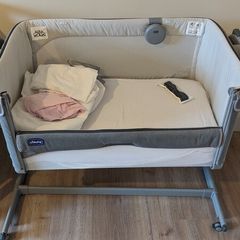 Chicco Next2Me Crib Magic - Cool Grey