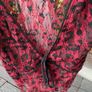 Lacy black and red top Image 6
