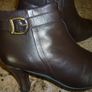 Brown ankle boots Leather Wallis Size Uk 6 Eu 39 Great Used Condition Image 6