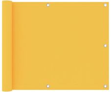 Balcony Screen Yellow 75x300 cm Oxford Fabrica
