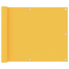 Balcony Screen Yellow 75x300 cm Oxford Fabrica