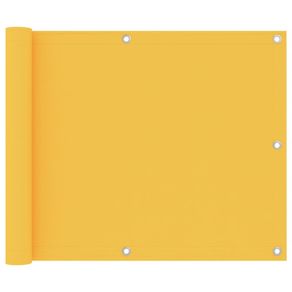 Balcony Screen Yellow 75x300 cm Oxford Fabrica