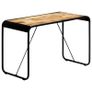 Dining Table 118x60x76 cm Solid Rough Mango Wood Image 9