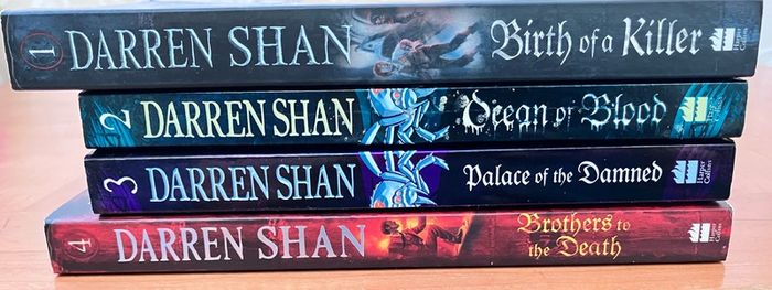 Darren Shan, Books 1-4 The Saga of Larten Crepsley