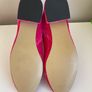Marks and Spencers Insolia collection fuchsia pink velvet zip boots. Image 3