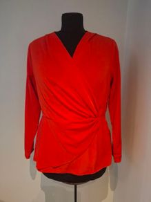 Red Savida Blouse Size 12